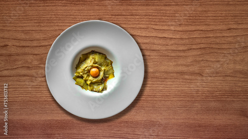 Artichokes Stewed with Egg, Spanish Cuisine, Spanish Gastronomy, Spain, Europe