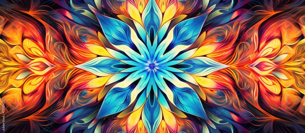 Obraz premium Stunning kaleidoscope design