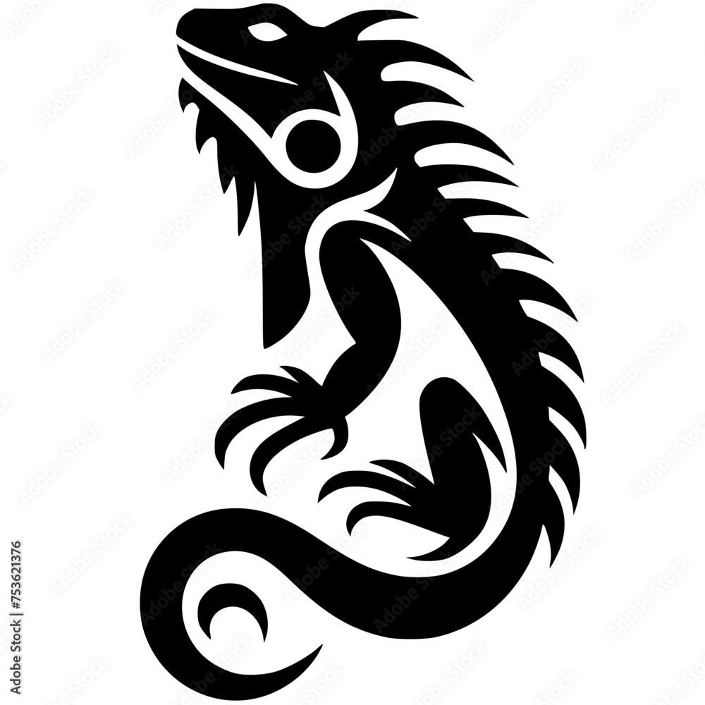 custom made wallpaper toronto digitalChameleon logo silhouette