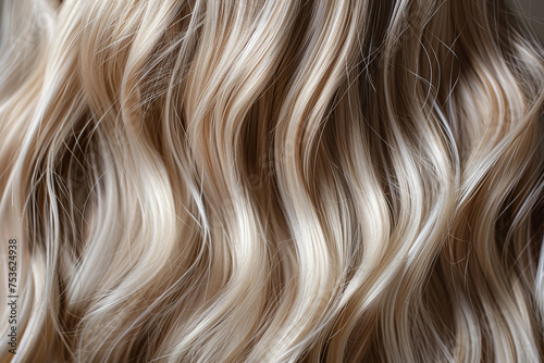 wavy blonde hair texture background