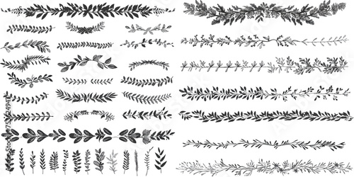 Super big collection of hand drawn text dividers
