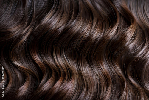wavy brown hair texture background