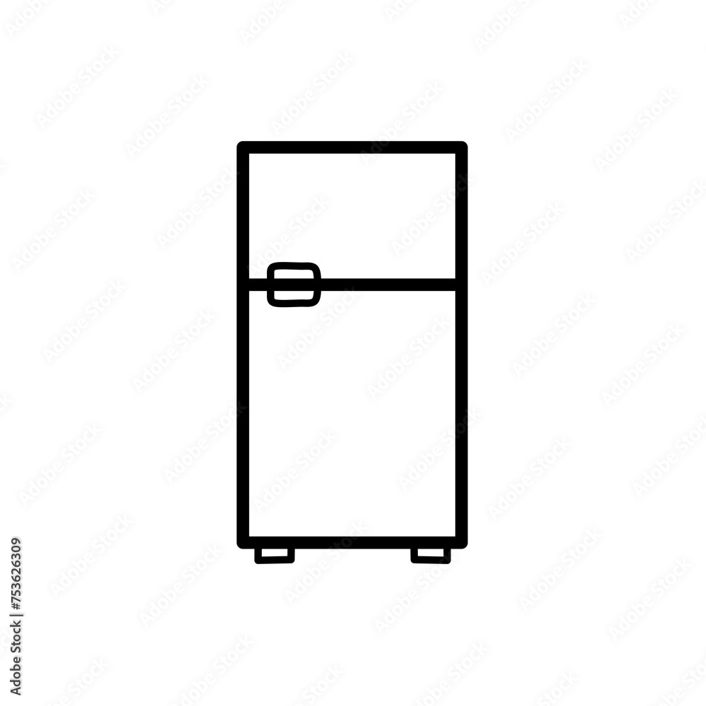 refrigerator with clipping path refrigerator with clipping path