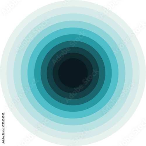 Circle layers abstract  Abstract modern gradient horizontal  shades of colors.