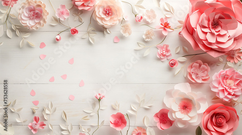 paper flowers, blush pink wall decor, floral background, bridal bouquet, wedding, quilling,