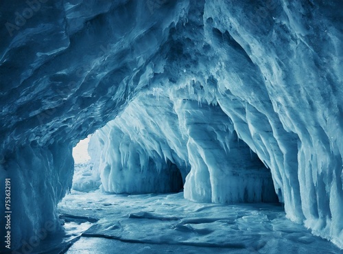 Ice caves in Switzerland