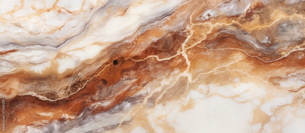 Marble texture in shades of brown and white Marble texture in shades of brown and white
