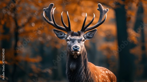 a cinematic and Dramatic portrait image for deer © omar