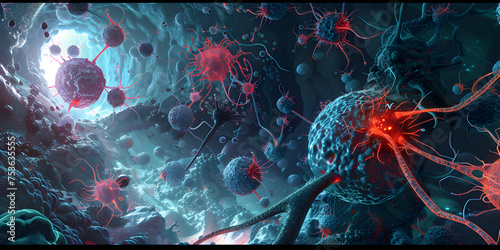 Dynamic Defenders Unveiling the World of Adaptive Immune System and Cytotoxic T Cells photo