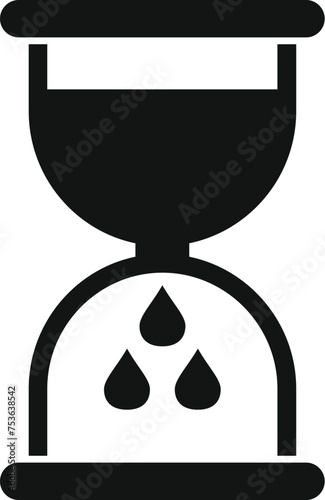 Menopause age cycle icon simple vector. Female body pain. Poor period mood