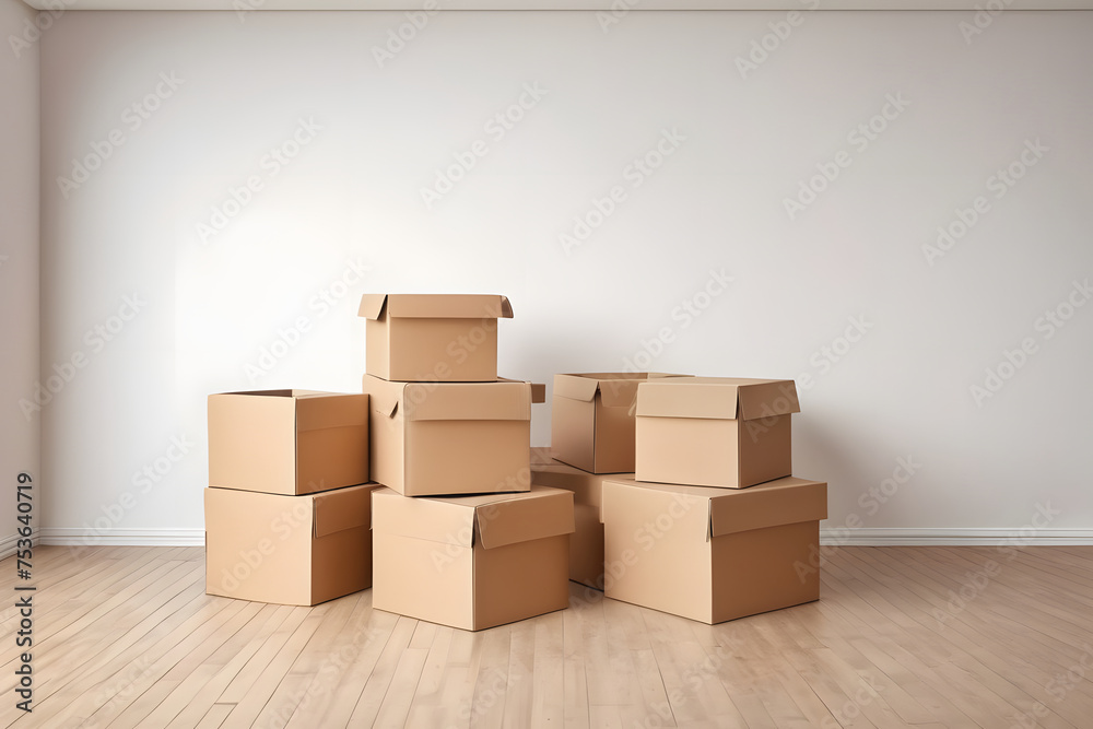 stack of boxes stack of boxes