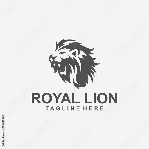 Lion logo with cool style