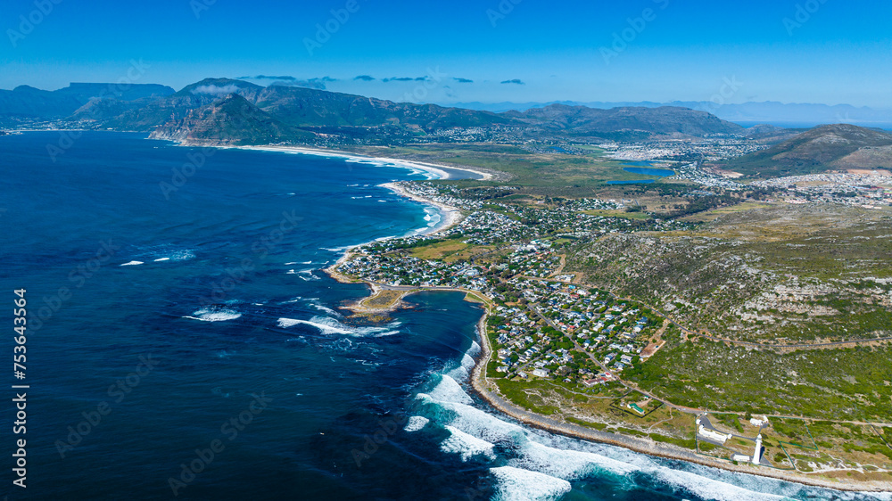 Aerial of Kommetjie, Cape Town, Cape Peninsula Aerial of Kommetjie, Cape Town, Cape Peninsula