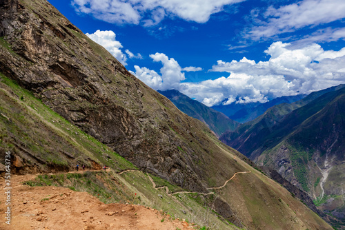 Scenery along the Choquequirao trail, Peru