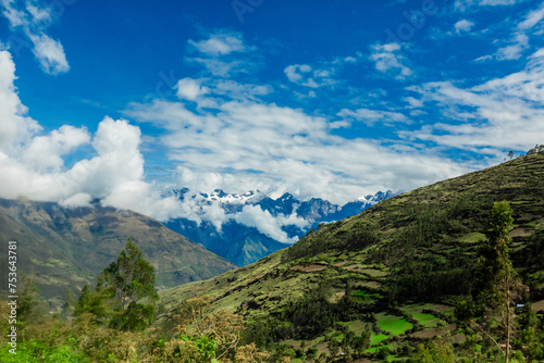 Scenery along the Choquequirao trail, Peru photo