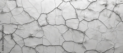 Vintage monochrome wall cracks texture