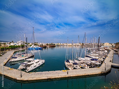 Kos Town Marina, elevated view, Kos Island, Dodecanese photo