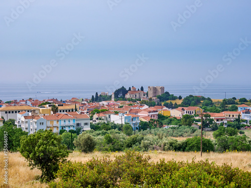 View towards the Lykourgos Logothetis Castle, Pythagoreio, Samos Island, North Aegean photo