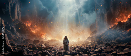 Jesus Resurrection Wallpaper Background Poster Digital Art photo