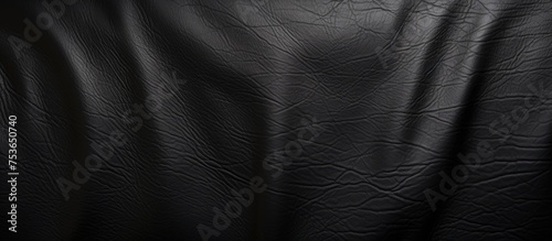 Black Leather Texture Surface