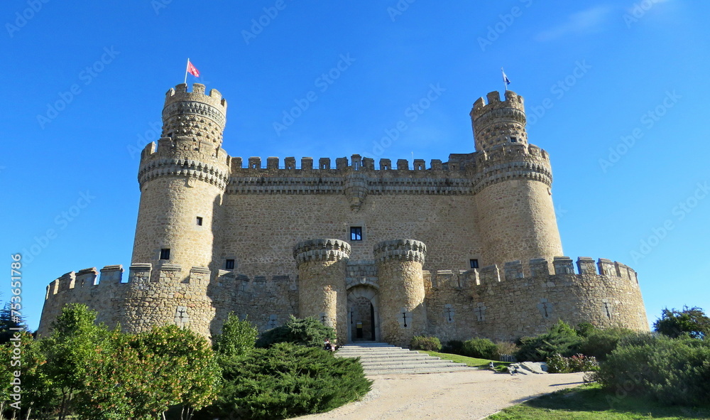 Manzanares castle el real madrid medieval fortress art culture tourism conservation heritage history