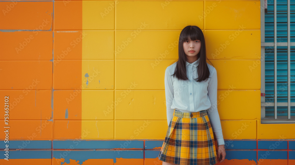 Casual Chic: Middle School Girl's Colorful Skirt Look
Casual Chic: Middle School Girl's Colorful Skirt Look