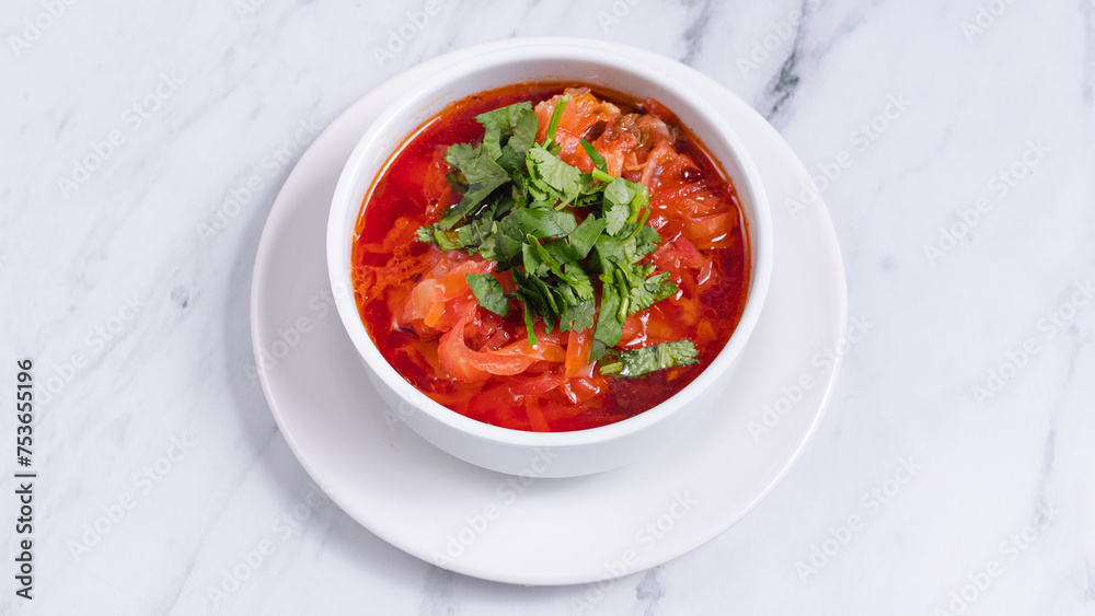 Borscht soup bowl Borscht soup bowl