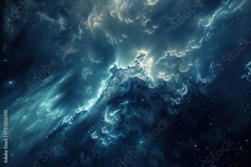 Breathtaking Space Scenery  Beautiful Universe  Generative AI