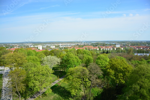 Stadt Brandenburg von oben