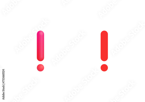 Red exclamation mark