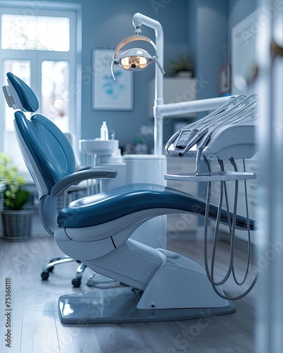 Dental check up at the clinic