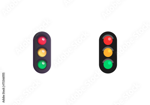 Vertical traffic light