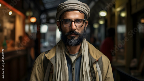 A visually stunning portrayal of a man donning various outfits,