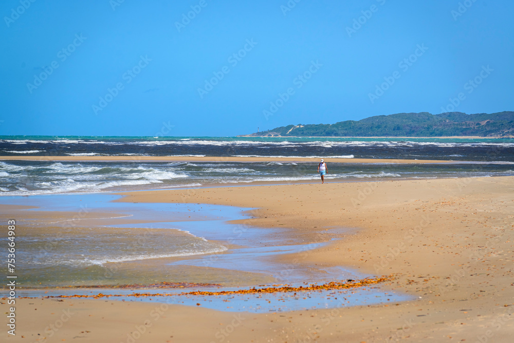 Barra do Cunhaú Beach, Canguaretama, near Natal and Pipa Beach, Rio Grande do Norte, Brazil, on 31 and 3 March 2013.