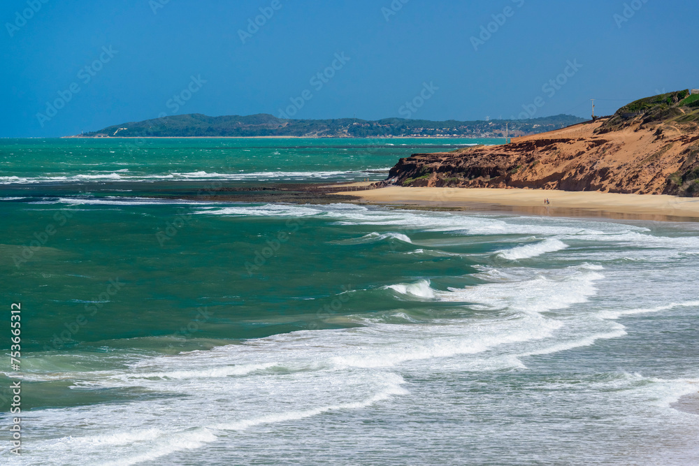 Sibaúma beach, near Natal and Pipa beach, in Tibau do Sul, Rio Grande do Norte, Brazil, on March 31, 2013.