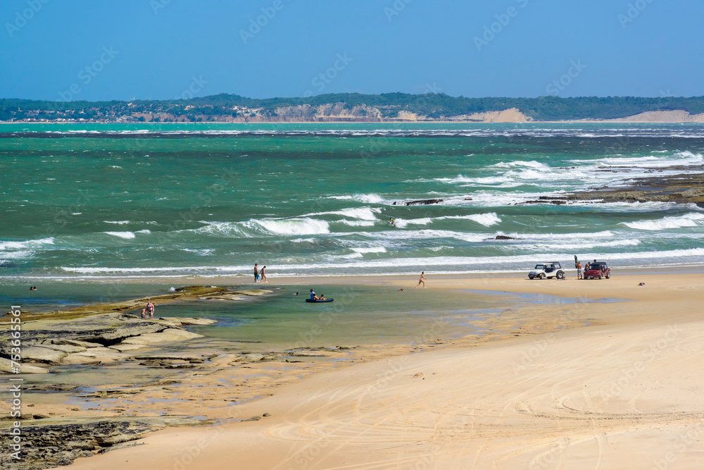 Sibaúma beach, near Natal and Pipa beach, in Tibau do Sul, Rio Grande do Norte, Brazil, on March 31, 2013.