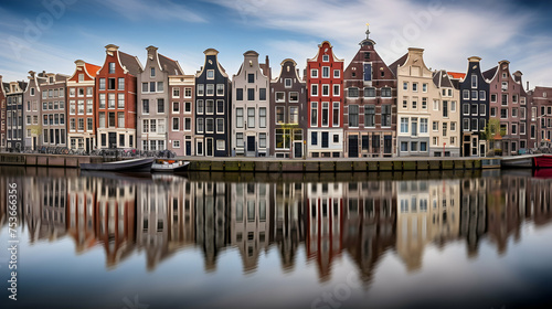 The charming canals of Amsterdam,