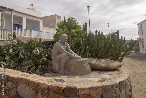 Kamienna rzeźba, Wyspy Kanaryjskie, Fuerteventura, El Cotillo © Michał
