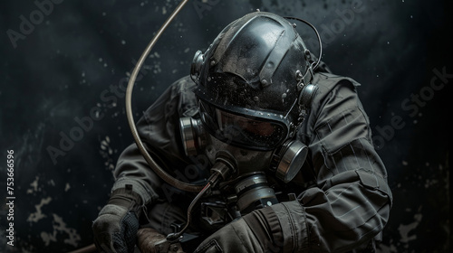 War - A brave bomb disposal expert carefully disarming a dangerous explosive device, tension palpable as he works against the threat of destruction.
