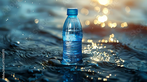 photo of bottle with cool water