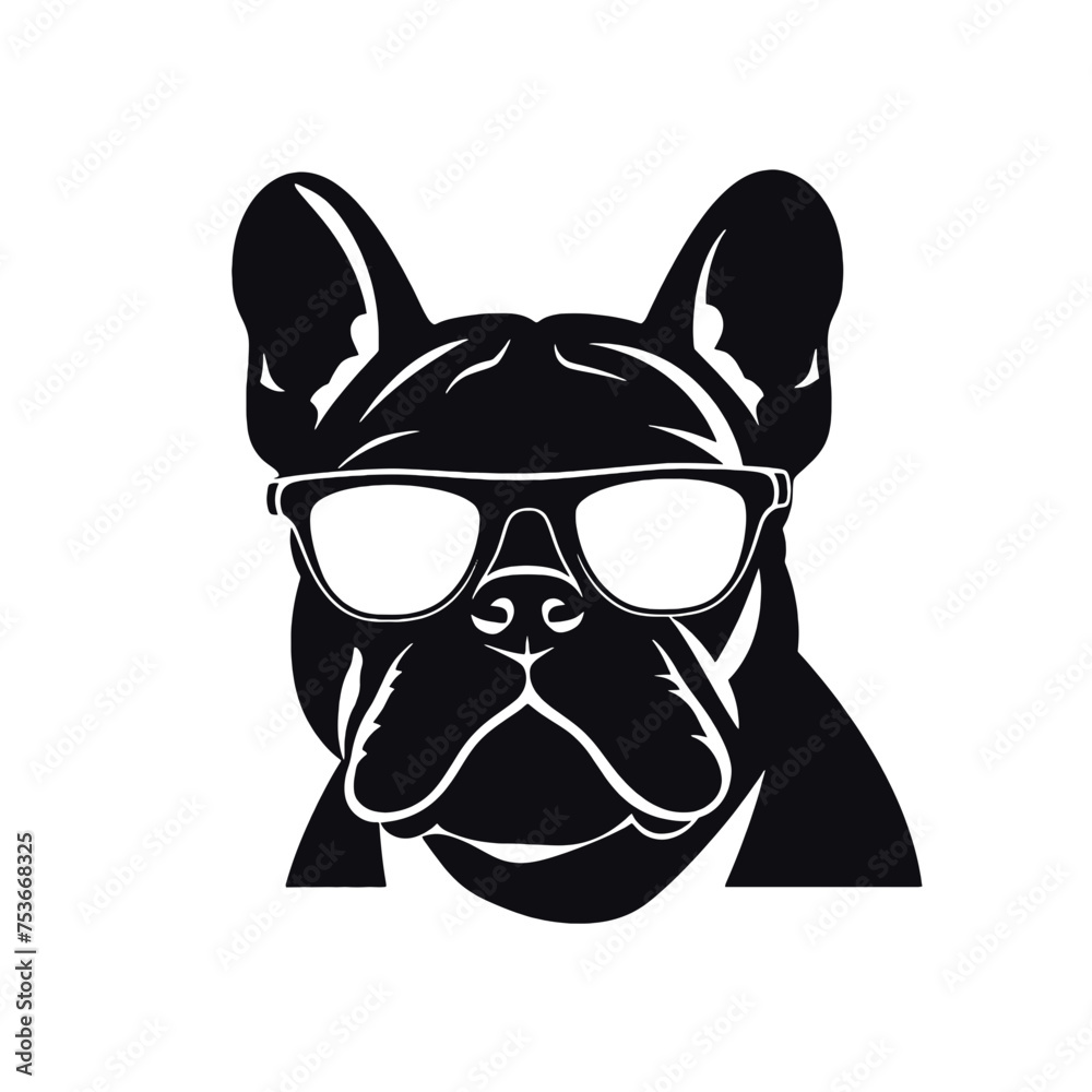 Fototapeta premium dog wearing sunglasses
