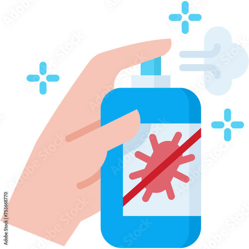 Antiseptic Spray Icon