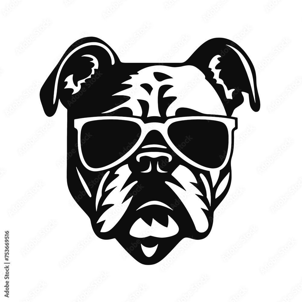bulldog silhouette bulldog silhouette