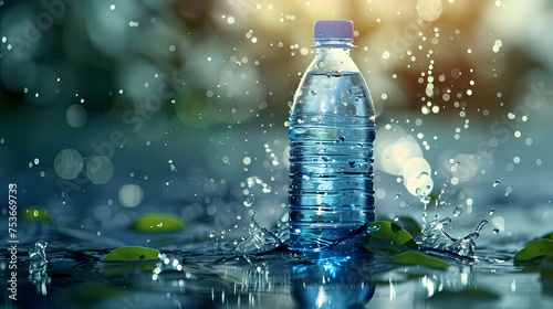 photo of bottle with cool water