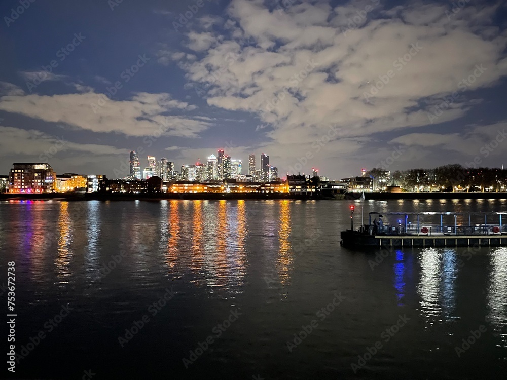 London Skyline at night