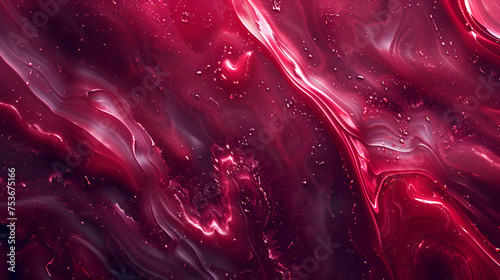 Amazing abstract maroon curved silk texture background, generative ai