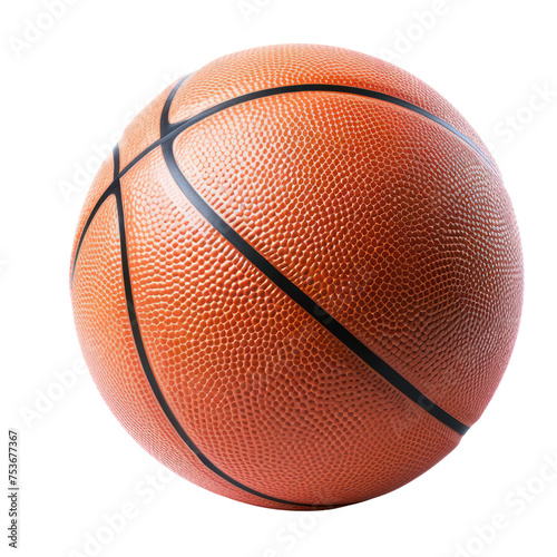 Basketbal isolate on white background.