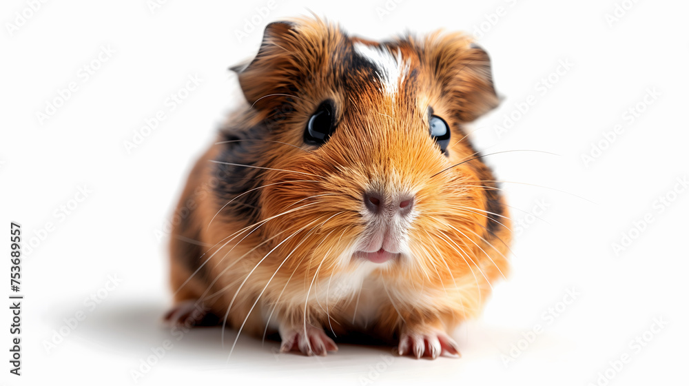 guinea pig isolated on white background. guinea pig isolated on white background.