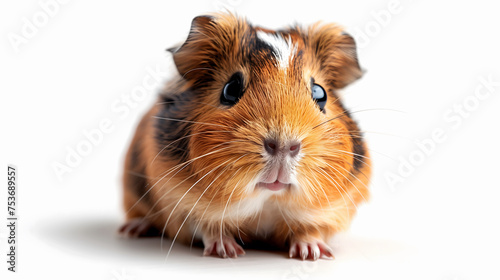 guinea pig isolated on white background.