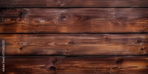 Dark brown paint on wooden boards as a background isolated over white.